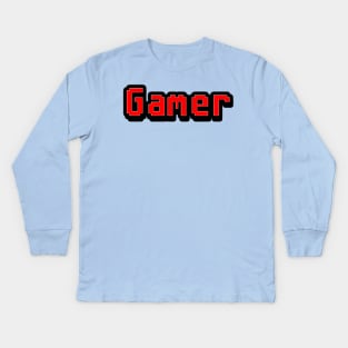 Video Games Gaming Kids Long Sleeve T-Shirt